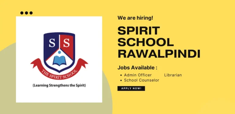 Latest Jobs In Spirit School Rawalpindi December 2024